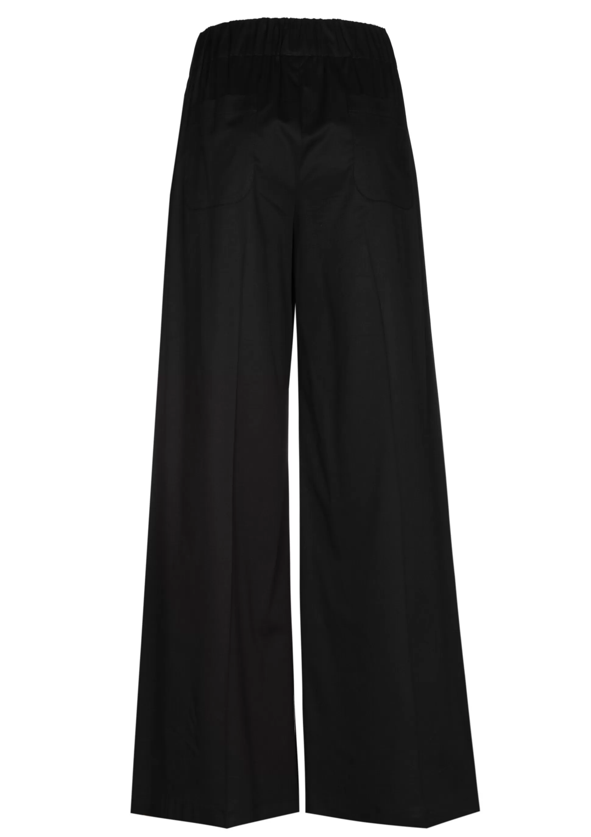 Caroline Biss 1569-10 / Pantalon Large Confortable En Coton, Taille Normale*Femmes Pantalon