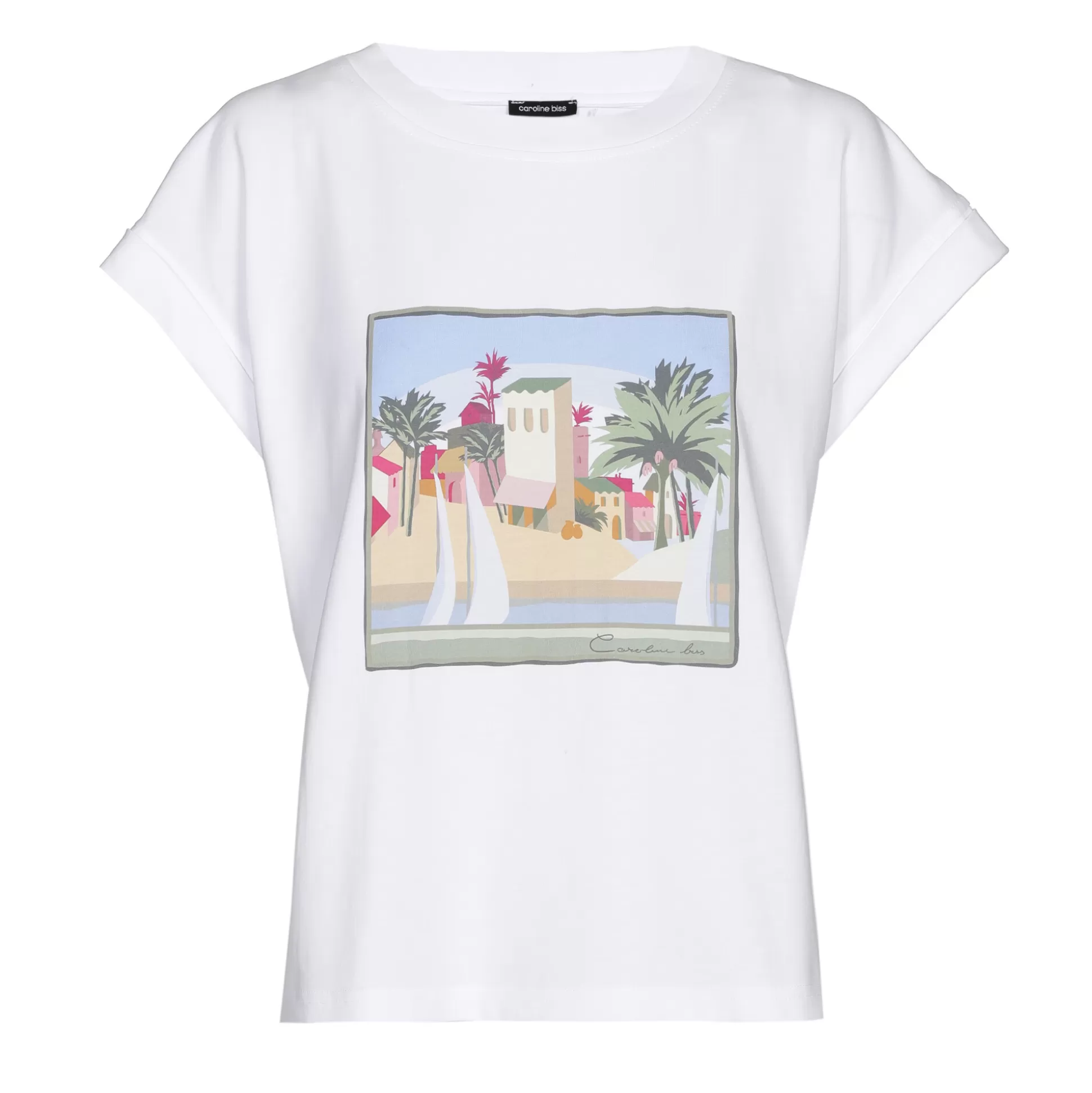 Caroline Biss 1980-69 / T-Shirt En Coton*Femmes Hauts