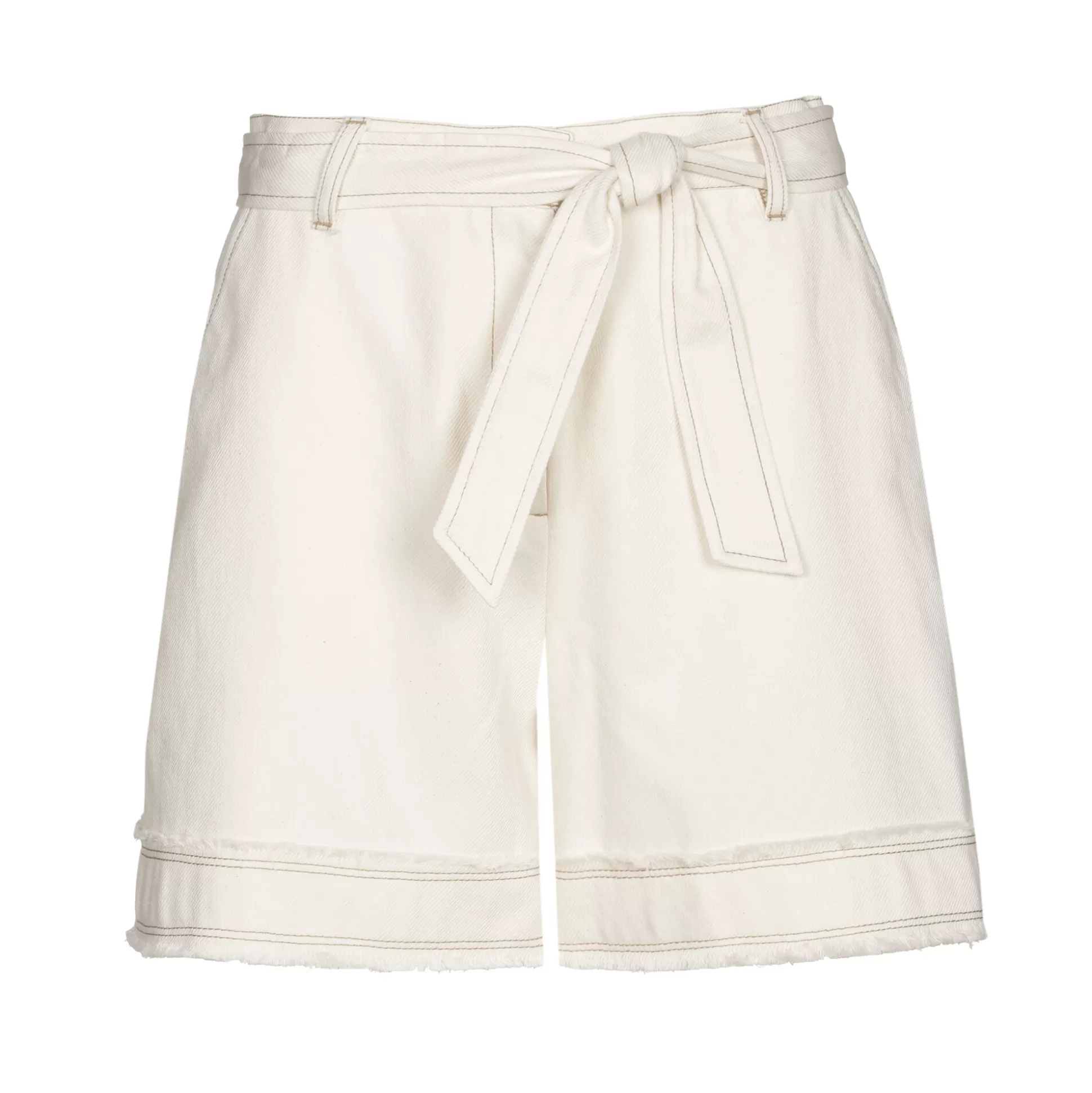 Caroline Biss 3579-93 / Short Confortable En Coton, Taille Haute*Femmes Pantalon